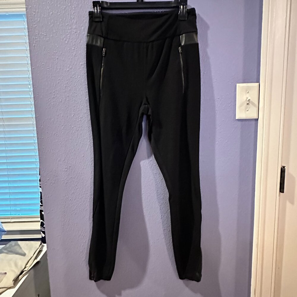 Athleta Black Luxe Ponte Legging, #870816, Size M